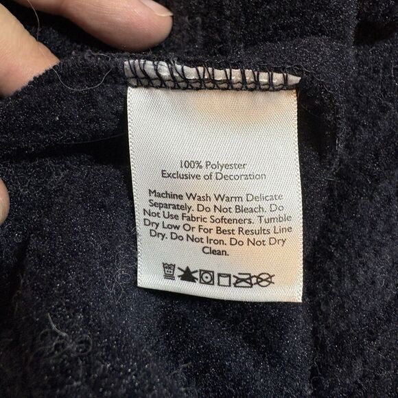 Eddie Bauer Mens Sweater L Black Gray Stripe Crewneck Pullover Casual Workwear - Picture 4 of 7